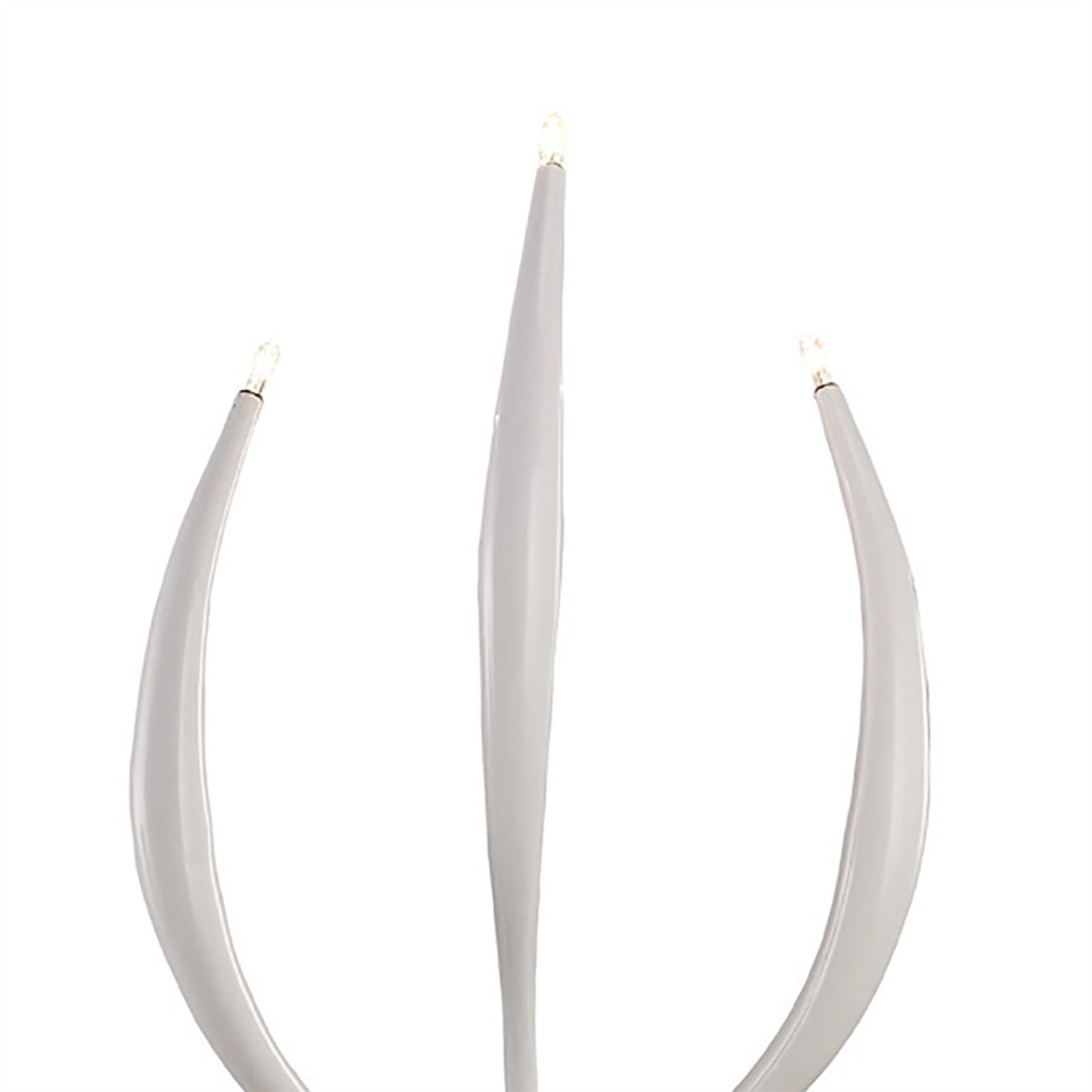 Diyas Llamas Wall Light 3 Light G4 White, NOT LED/CFL Compatible