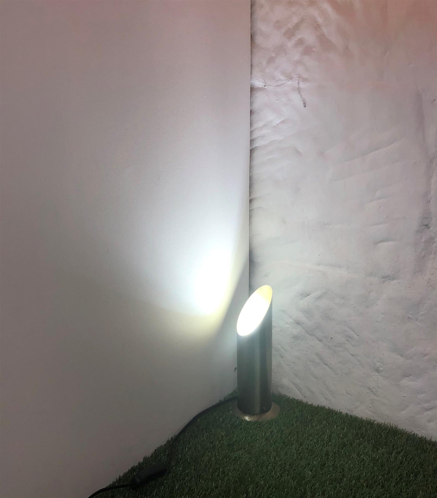 illucio Antique Brass Up GU10 LED Compatible Table/Floor Uplighter