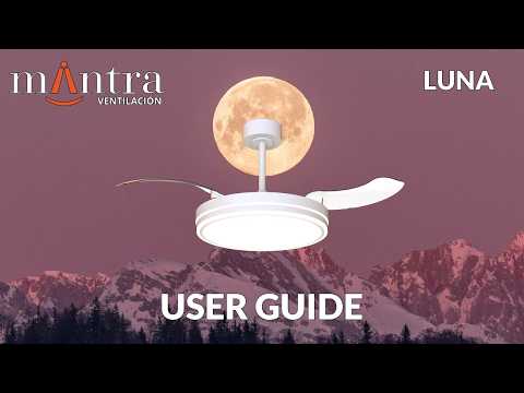 Luna 49cm 36W LED Dimmable Ceiling Light With Built-In 28W DC Fan, 3000-5000K Remote Control, 5710lm, White, 5yrs Warranty