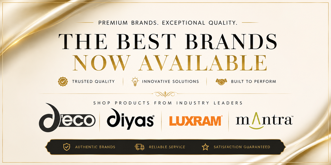 Top Lighting Brands Now Available in Our Growing Home Improvement Catalogue