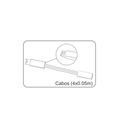 Techtouch Axis Connecting Cable Single Colour 5cm Strip