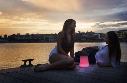 Mantra M3697 Funghi IP44 Portable 3W Speaker, 120lm, 3W LED RGBW Lamp Bluetooth Connection/Remote Control, 2yrs Warranty