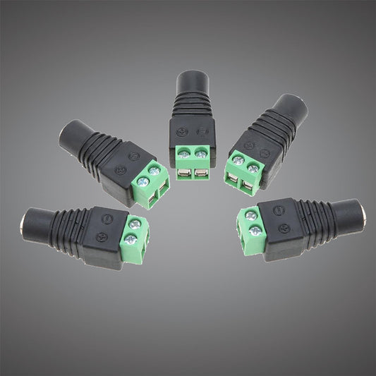 Techtouch LED Strips (Pack Of 5) Dc Plug Adapter Strip