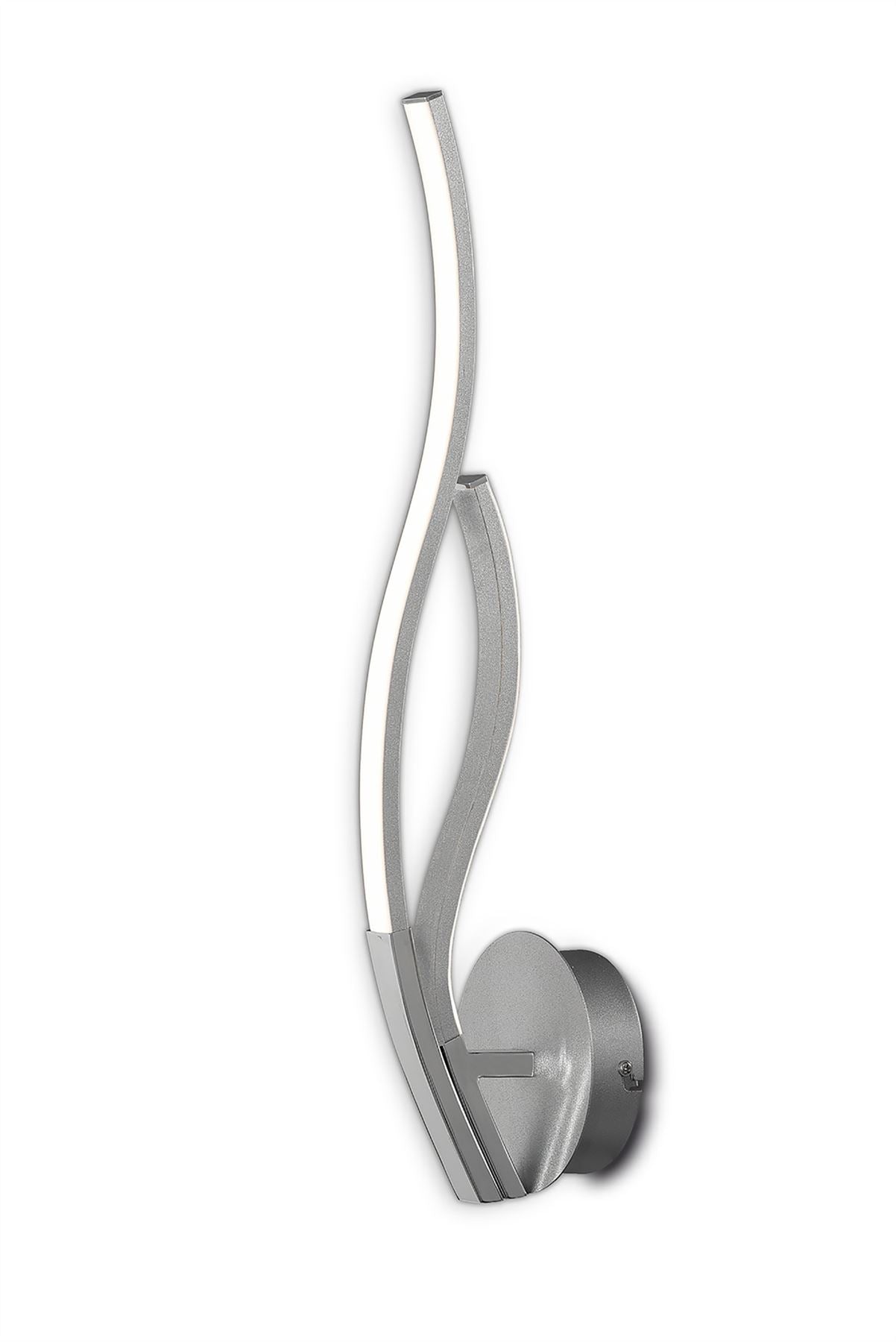 Mantra M6107 Corinto Wall Light, 12W LED, 3000K, 960lm, Silver Chrome, 3yrs Warranty