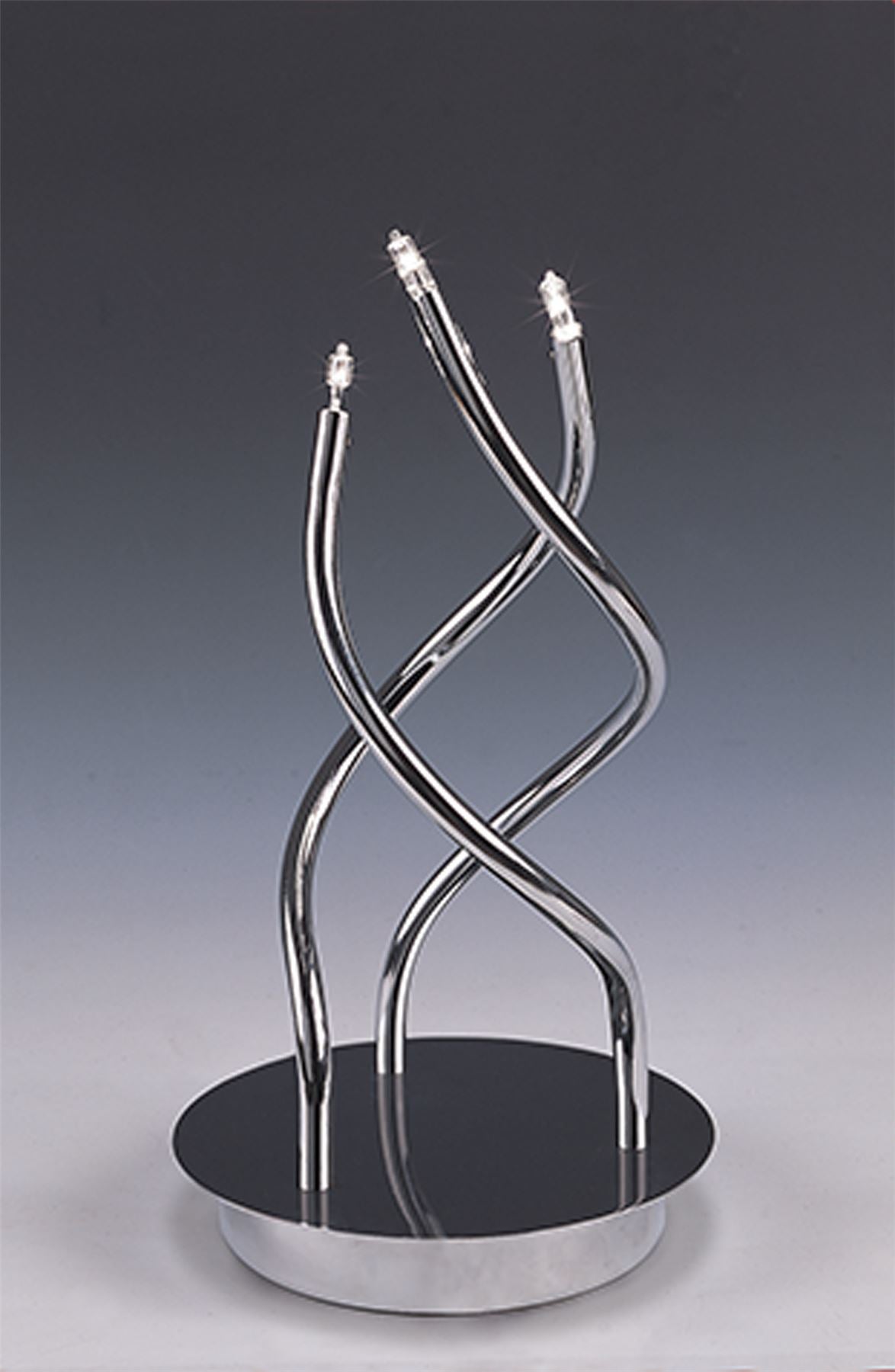 Mantra Aire Table Lamp 3 Light G4, Polished Chrome, NOT LED/CFL Compatible