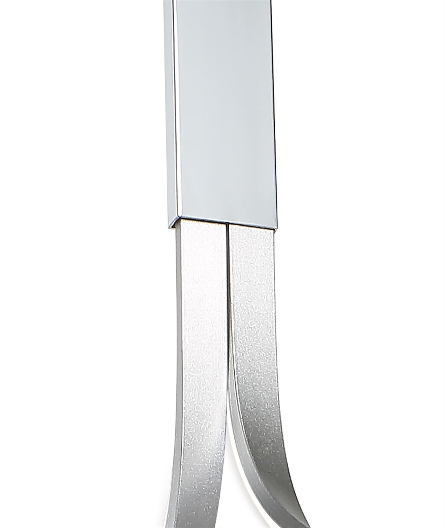 Mantra M5002 Nur XL Rectangular Semi Ceiling 50W LED 3000K, 3900lm, Silver/Frosted Acrylic/Polished Chrome, 3yrs Warranty - M5002 Ceiling