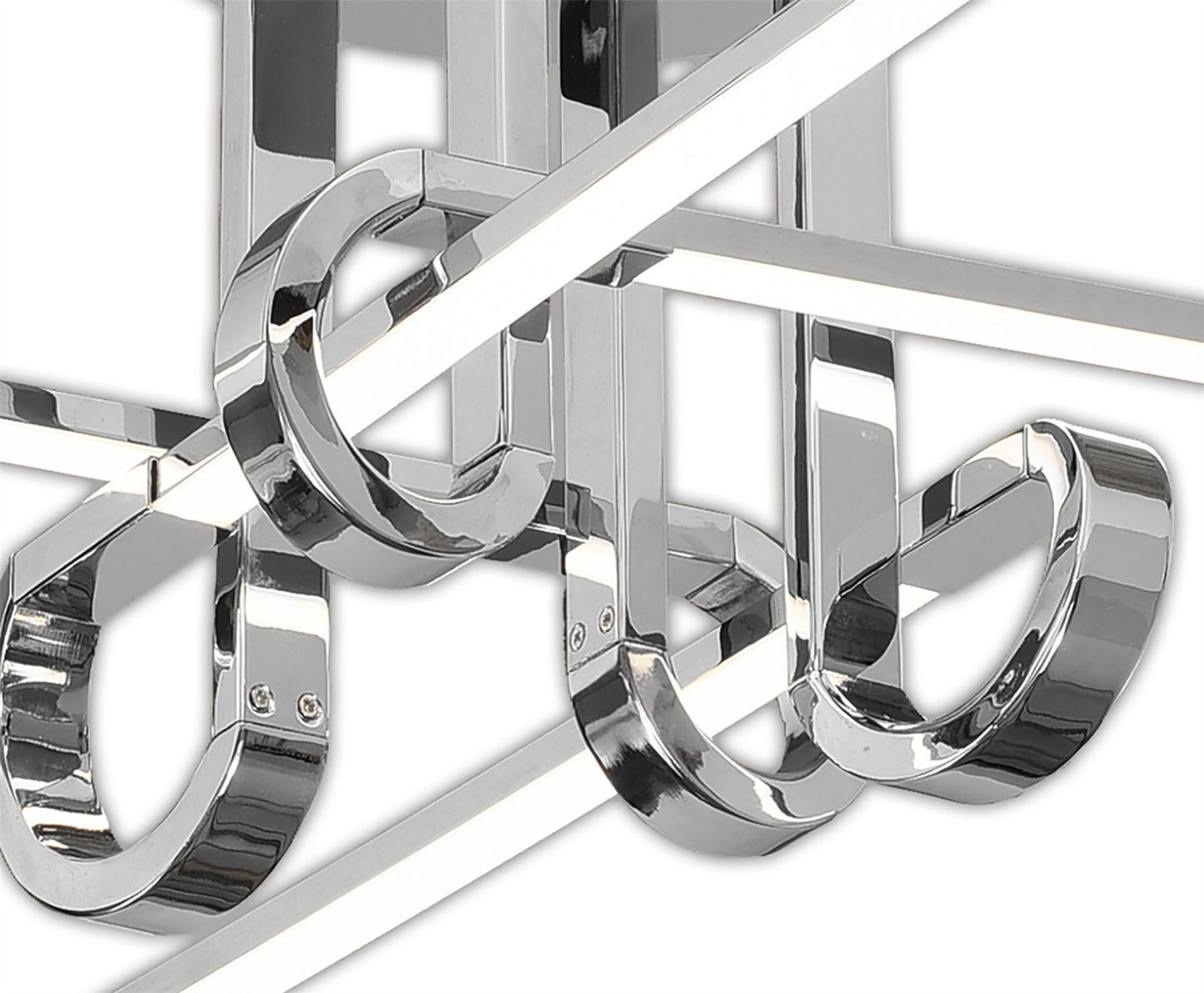 Mantra M6125 Cinto Ceiling 28W LED, 3000K, 2250lm, Polished Chrome, 3yrs Warranty - M6125 Ceiling