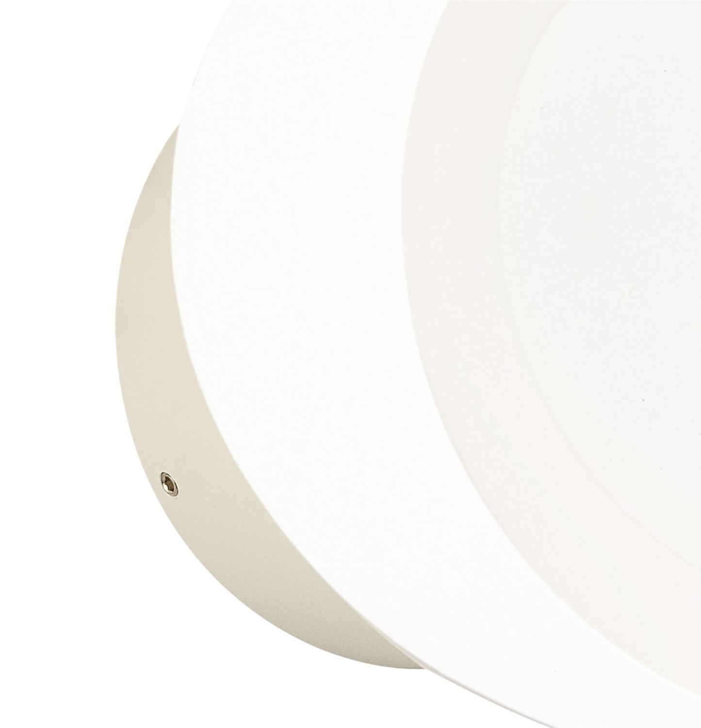 Mantra Tsunami 1 Light Round Wall Light, 12W LED, 3000K, 900lm, Sand White, 3yrs Warranty