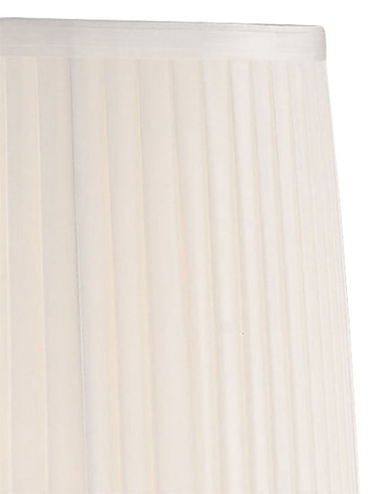 Diyas Willow Fabric Shade White 360/400mm x 260mm
