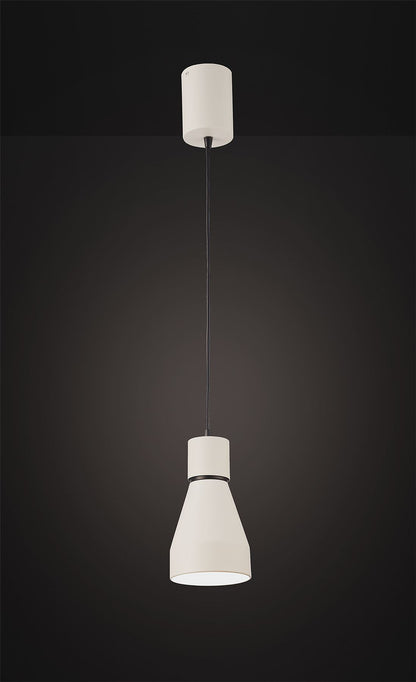 Mantra Fusion Kos E27 Fusion M5621 Kos Pendant Small 11cm Round 1 x E27, Matt White