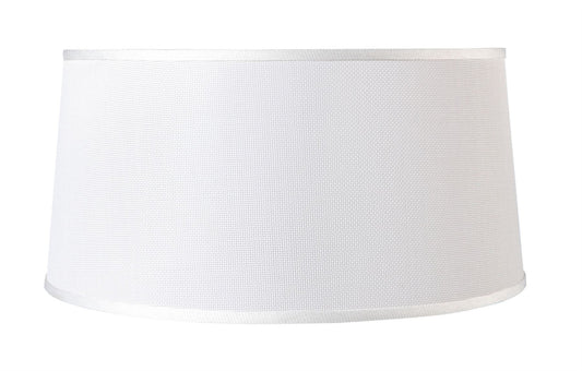 Mantra M5302 Habana White Round Shade 410/450mm x 215mm, Suitable for Pendant Lights