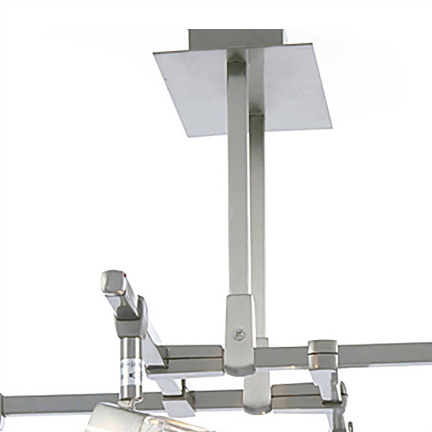 Diyas Ticino 48cm Semi Flush 4 Light G9 Satin Chrome