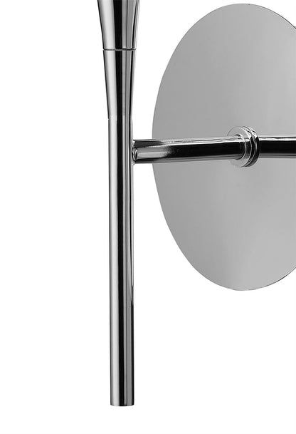 Mantra O2 Wall Light Switched 1 Light G9, Polished Chrome