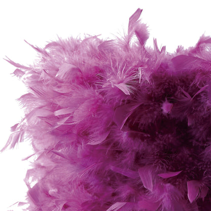 Diyas Arqus Feather Shade Aubergine 250mm x 180mm