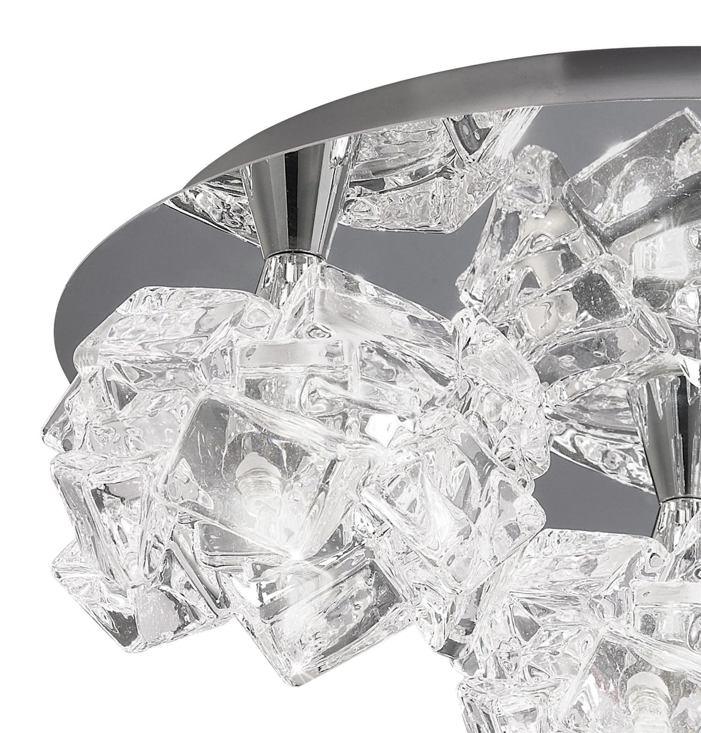 Mantra M3955 Artic Ceiling 3 Light G9 Round Small, Polished Chrome
