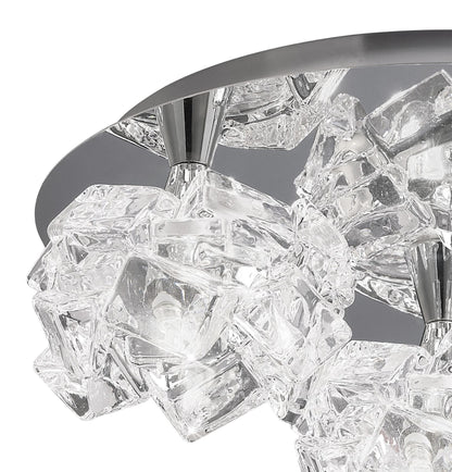 Mantra M3955 Artic Ceiling 3 Light G9 Round Small, Polished Chrome