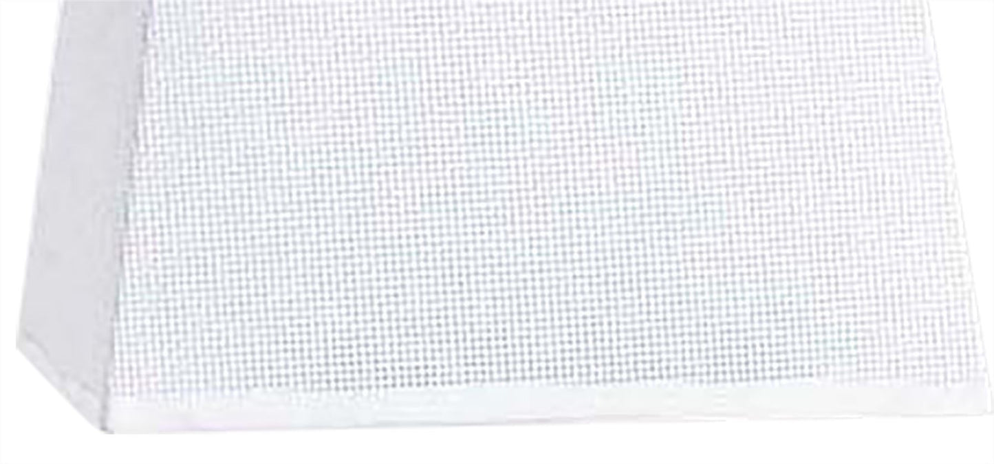 Mantra M5324 Habana White Square Shade 240/240x 165mm, Suitable for Table Lamps