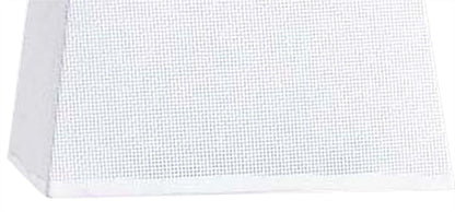 Mantra M5324 Habana White Square Shade 240/240x 165mm, Suitable for Table Lamps