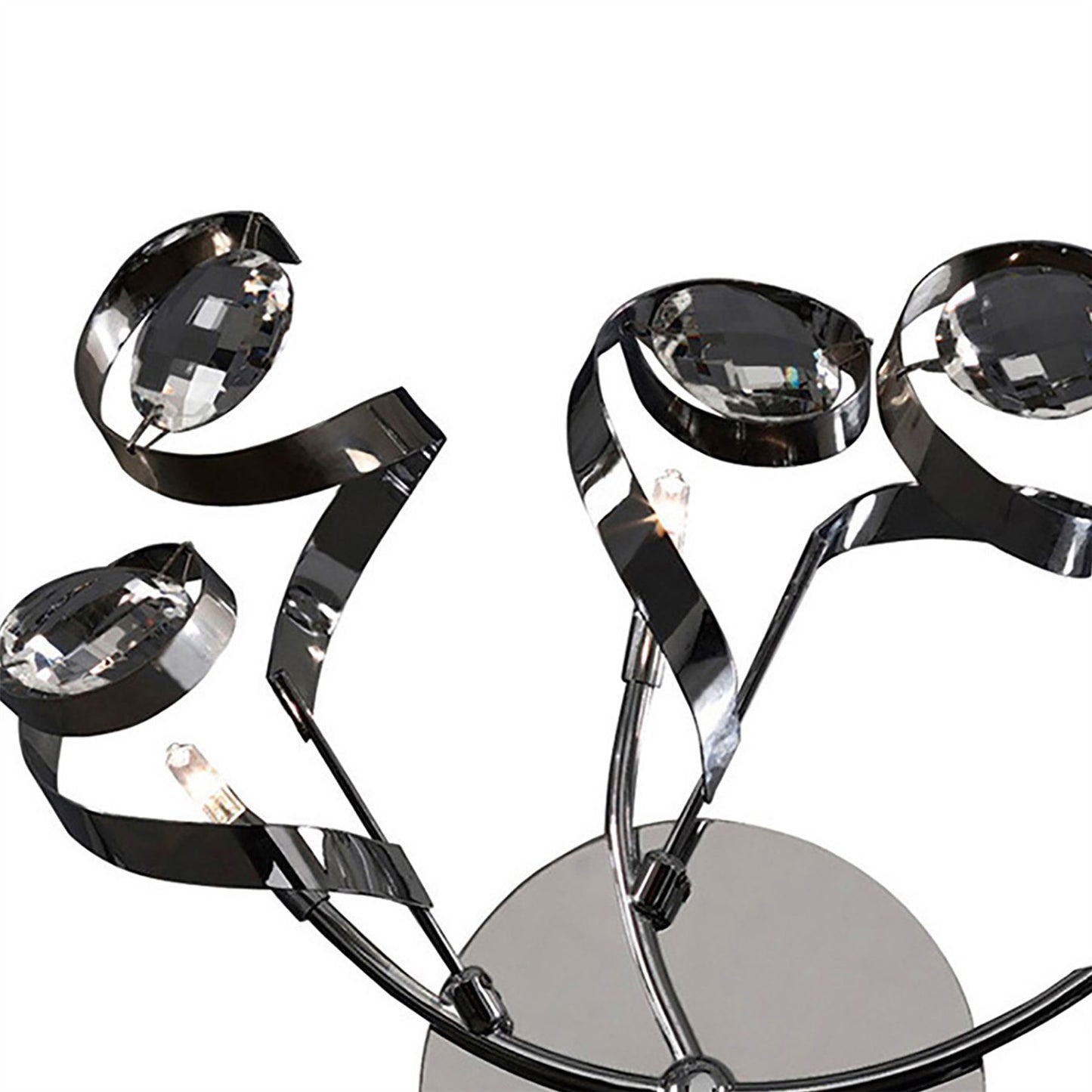 Diyas Kurlz Wall Light 2 Light G4 Polished Chrome/Crystal, NOT LED/CFL Compatible