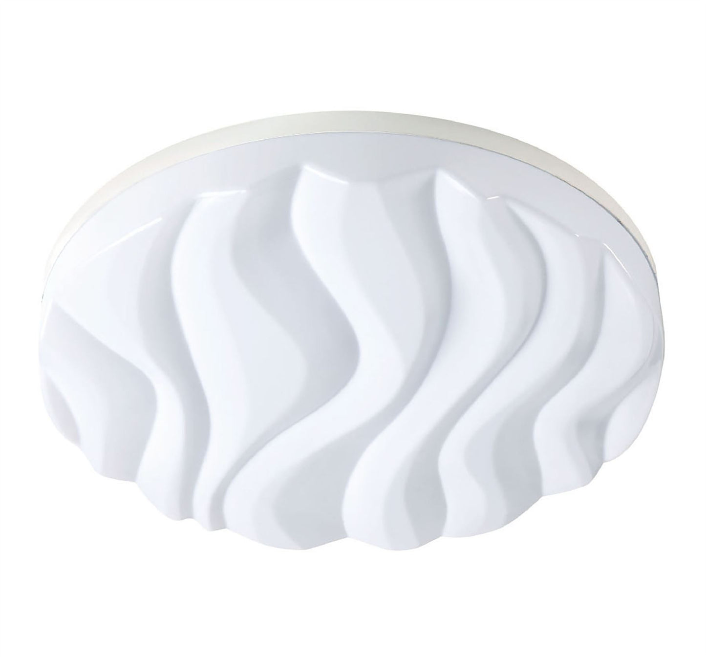 Mantra M5040 Arena Ceiling/Wall Light Large Round 45W LED IP44 3000K, 4050lm, Matt White/White Acrylic, 3yrs Warranty