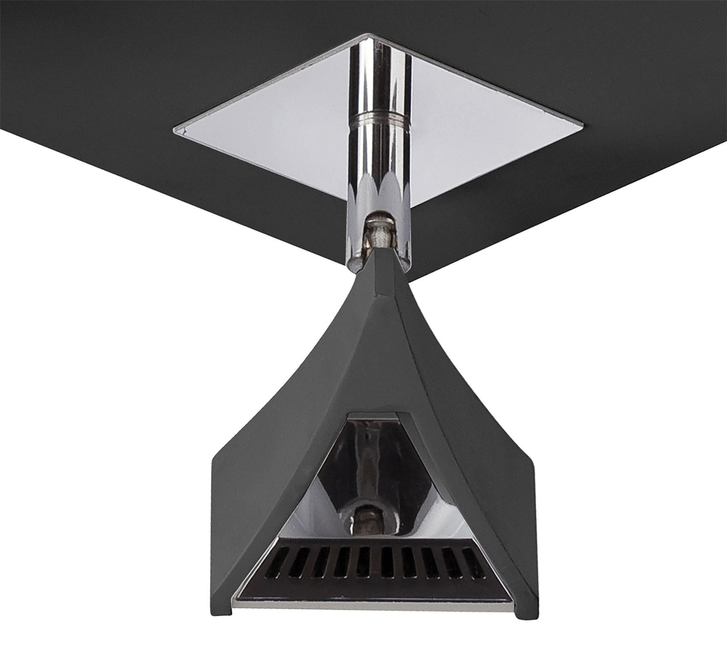 Mantra Fusion Filippo Spot Light 4 Light LED Square 20W 3000K, 1750lm, Matt Black/Polished Chrome, 3yrs Warranty