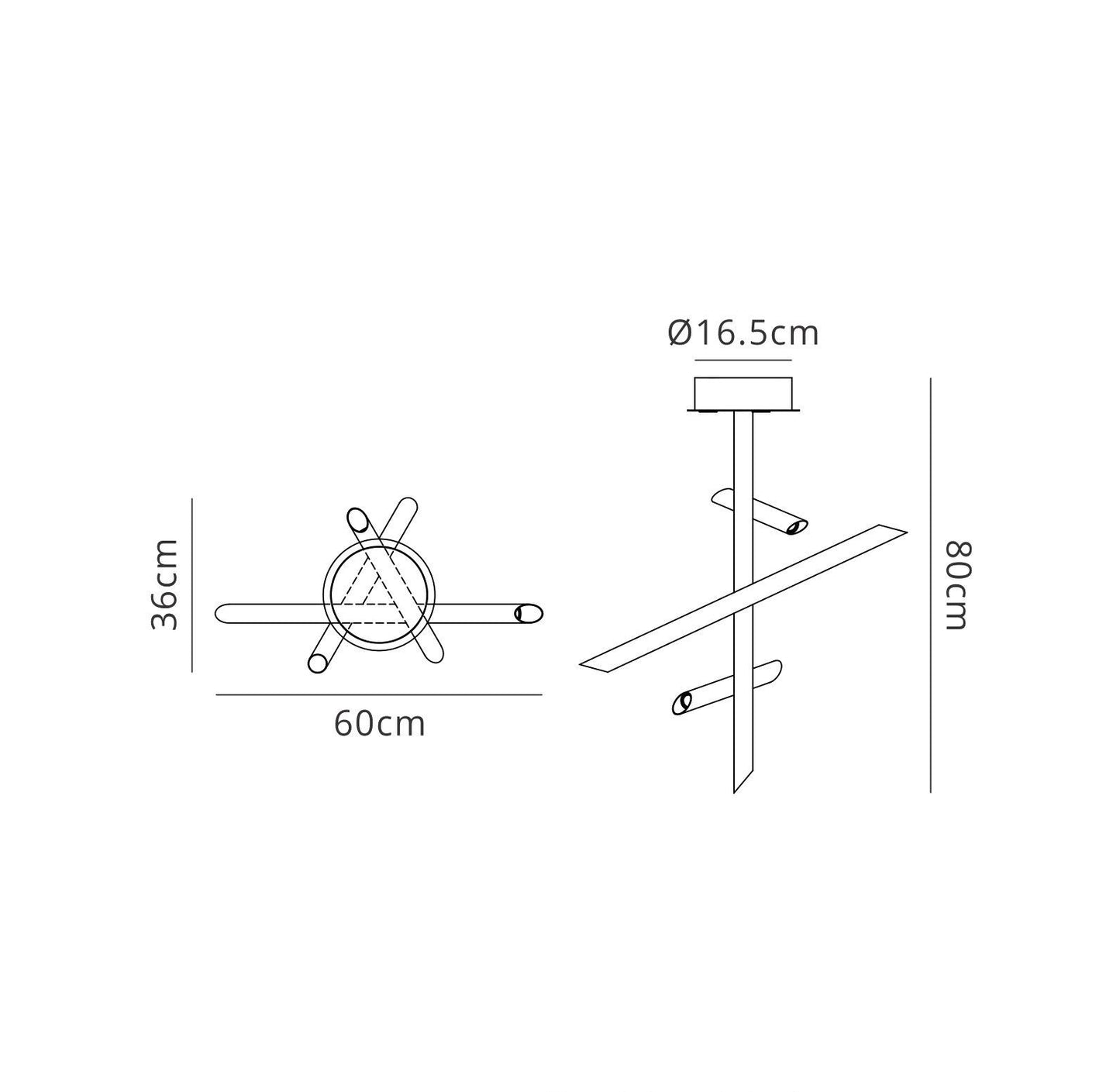 Mantra M5781 Take Blanco Ceiling 30W LED 3000K, 2700lm, Dimmable, White, 3yrs Warranty - M5781 Ceiling