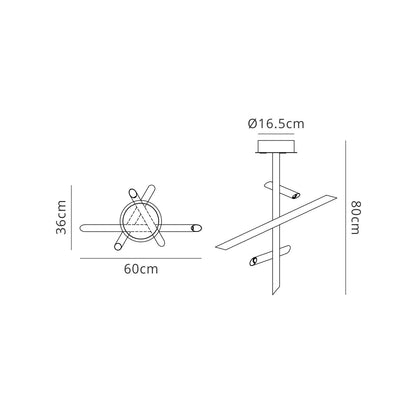 Mantra M5781 Take Blanco Ceiling 30W LED 3000K, 2700lm, Dimmable, White, 3yrs Warranty - M5781 Ceiling