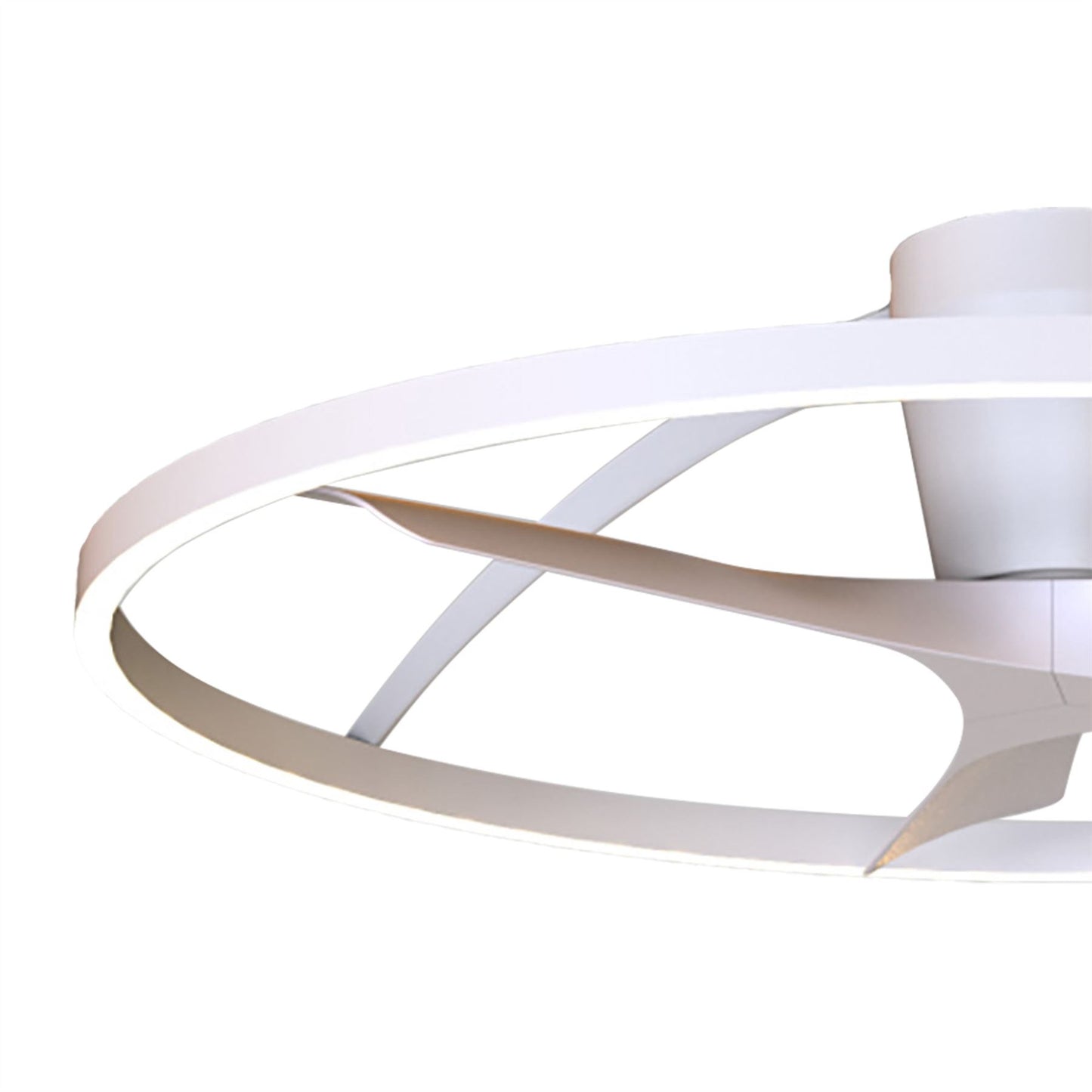 Nepal II 1m 44W LED Dimmable Light With Built-In 32W DC Reversible Fan, White Finish c/w Remote Control, 7700lm, 5yrs Warranty