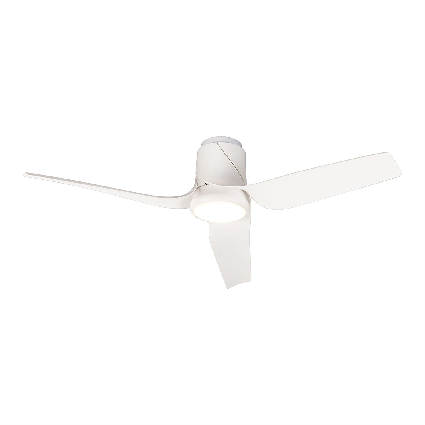 Ushuaia 133cm 30W LED Dimmable Ceiling Light With Built-In 35W DC Fan, 2700-5000K Remote & APP Control, 2400lm, White, 5yrs Warranty