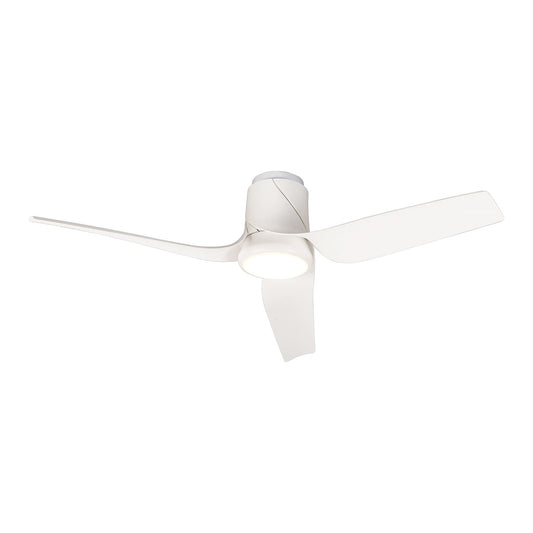 Ushuaia 133cm 30W LED Dimmable Ceiling Light With Built-In 35W DC Fan, 2700-5000K Remote & APP Control, 2400lm, White, 5yrs Warranty