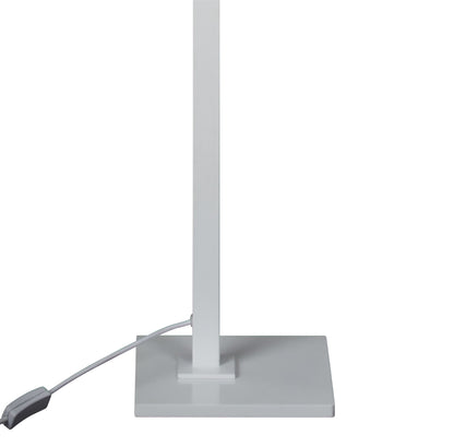 Mantra M3774 Looker Floor Lamp 1 Light E27, Matt White/Beech