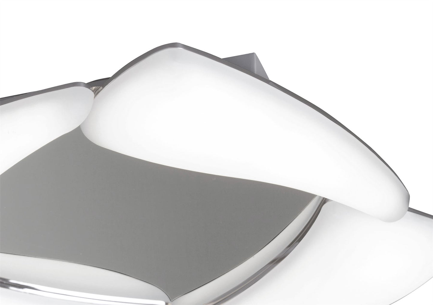 Mantra Mistral LED M3806 Mistral Ceiling 24W LED 3000K, 2160lm, Polished Chrome/Frosted Acrylic, 3yrs Warranty - M3806 Ceiling