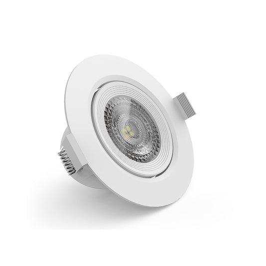 Techtouch Intego Spot ß2 Supervision, 90mm, Round Adjustable, 7W, Warm White, 3000K, 560lm, 36°, Inc. Driver, Cut Out: 75mm, 3yrs Warranty