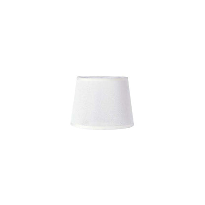Mantra M5322 Habana White Round Shade 210/240mm x 165mm, Suitable for Table Lamps
