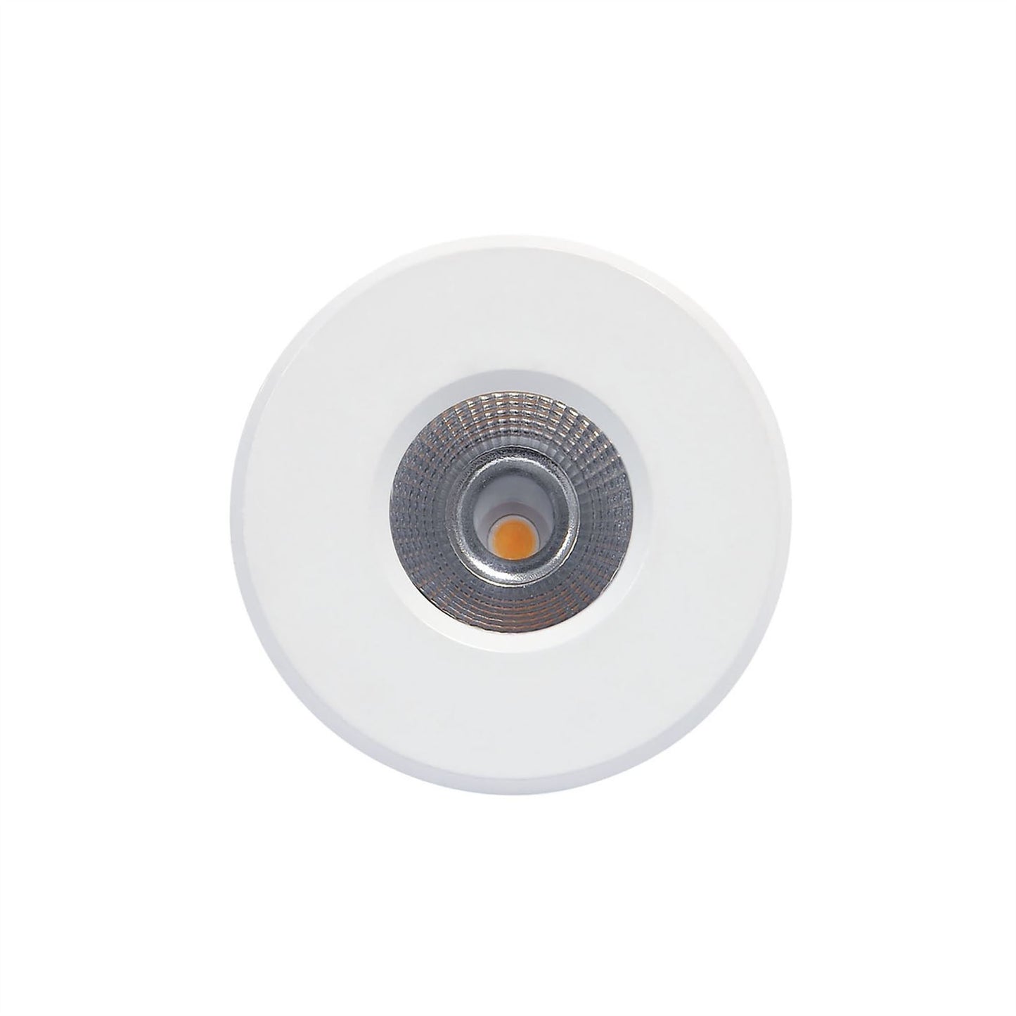 Mantra Fusion Cies Downlight 8.4cm Round 7W COB LED 3000K, 590lm, IP54, Matt White, Driver Included, 3yrs Warranty