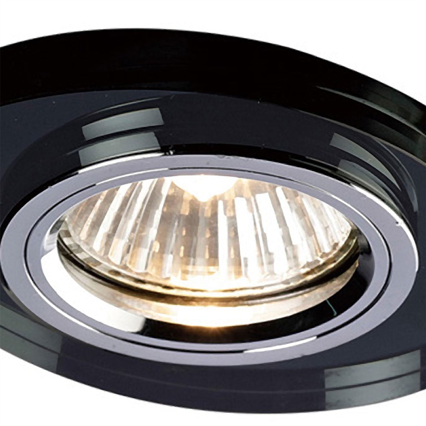 Diyas Crystal Downlights Crystal Downlight Oval Rim Only Black, IL30800 REQUIRED TO COMPLETE THE ITEM, Cut Out: 62mm