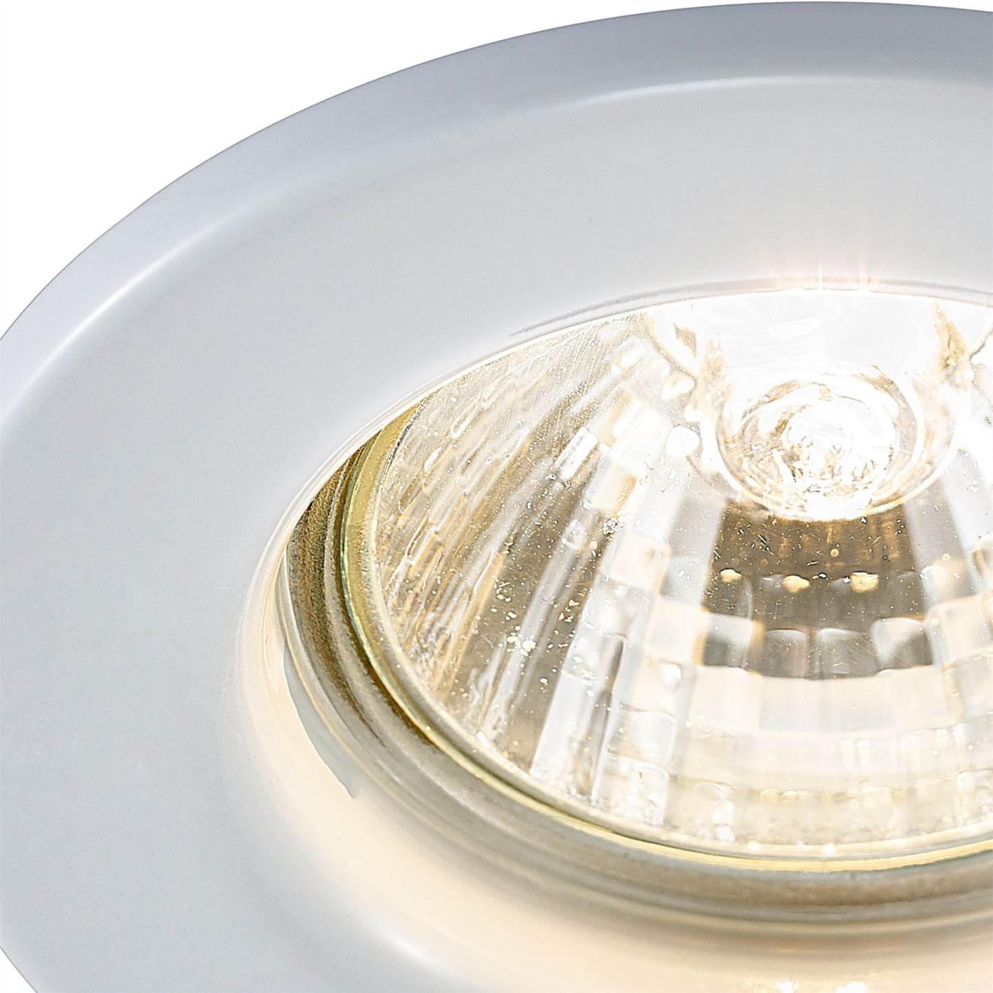 Deco Hudson GU10 Fixed Downlight White (Lamp Not Included), Cut Out: 60mm
