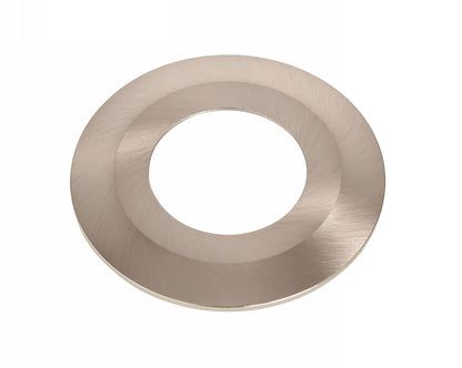 Dlux Bazi, Satin Nickel Aluminum Ring, 80mm x 4mm, 5 yrs Warranty Recessed
