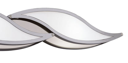 Mantra Sintesys GU10 Sintesys Wall Light GU10 2 Light Small Polished Chrome, CFL Lamps INCLUDED