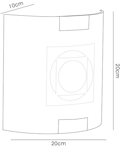 Diyas Caprice Wall Light 1 Light E14 - Pattern Design
