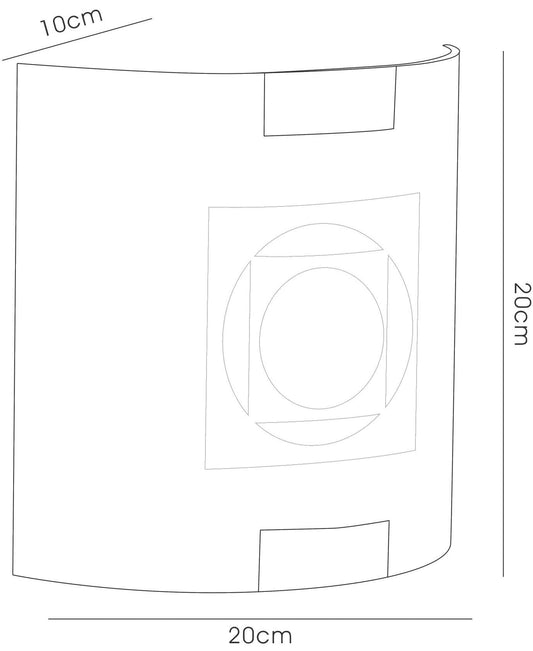 Diyas Caprice Wall Light 1 Light E14 - Pattern Design
