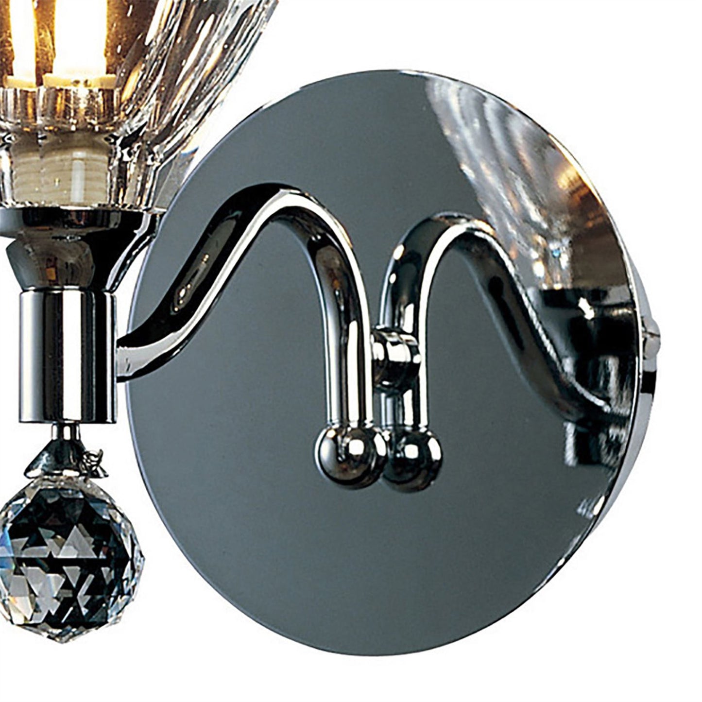 Diyas Neptune Wall Light 1 Light G9 Polished Chrome