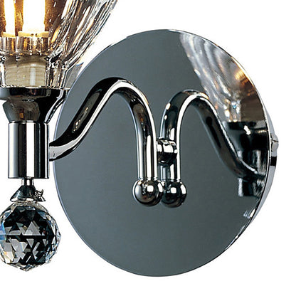Diyas Neptune Wall Light 1 Light G9 Polished Chrome