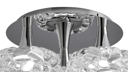 Mantra M3935 O2 Ceiling 3 Light E27 Large, Polished Chrome