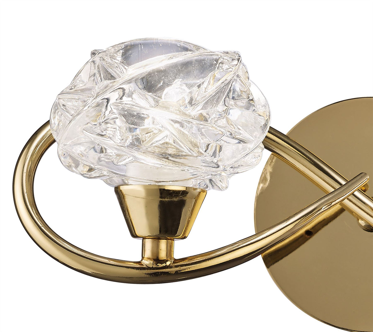 Mantra Maremagnum Wall Light Switched 2 Light G9, French Gold