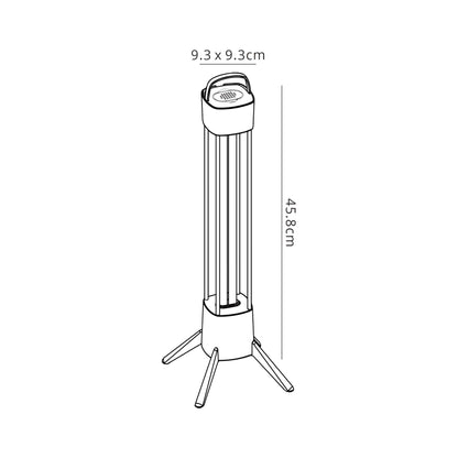 Mantra Fusion Cidal 36W UV-C Germicidal Table Lamp c/w Philips Lamp, **TO BE USED IN VACATED ROOMS ONLY**