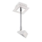 Mantra Fusion Filippo Telescopic Spot Light 1 Light 5W 3000K, 450lm, Matt White/Polished Chrome, 3yrs Warranty