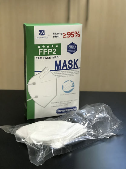 Deco Additions KN95/FFP2 4 Layer Mask, (2 Packs 10) High Standard PP Non-Woven Fabrics, Effectively Resist Fine Particles (PM2.5) >=95%, Breathable & Comfortable.