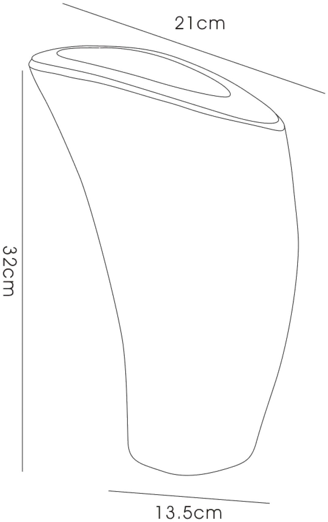 Diyas Home (DH) Celeste Mosaic Vase Large Polished Chrome Mosaic