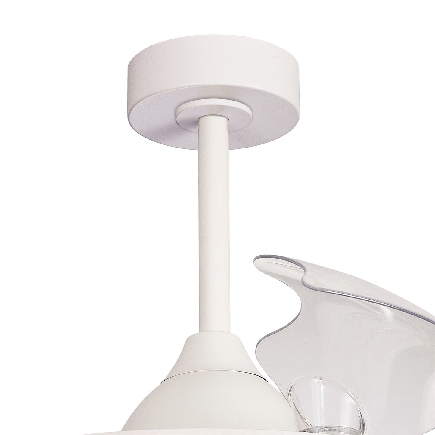 Alaska 50cm 50W LED Dimmable Ceiling Light With Built-In 30W DC Fan, 2700-5000K Remote & APP Control, 3300lm, White, 5yrs Warranty